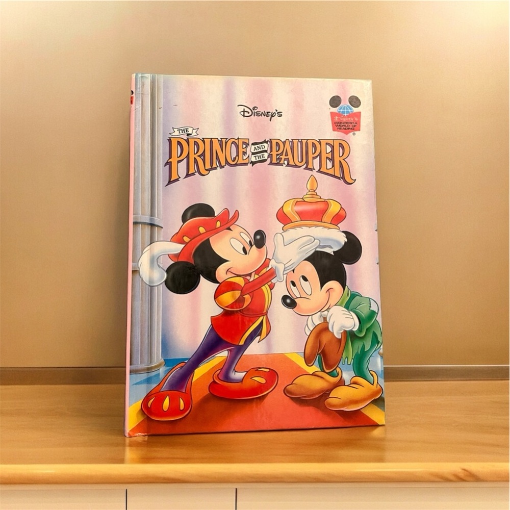 Vintage Walt Disney's Wonderful World of Reading The Prince Pauper Book 1993